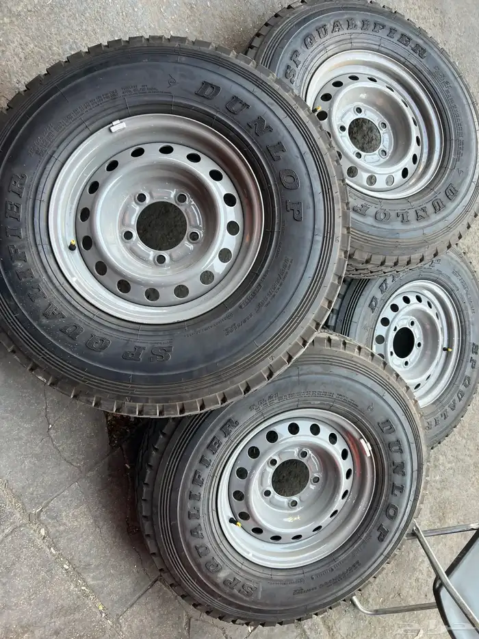 كفرات شاص دلوب  ياباني 225.95.16 مع جنوط هلل منزل زيرو 19