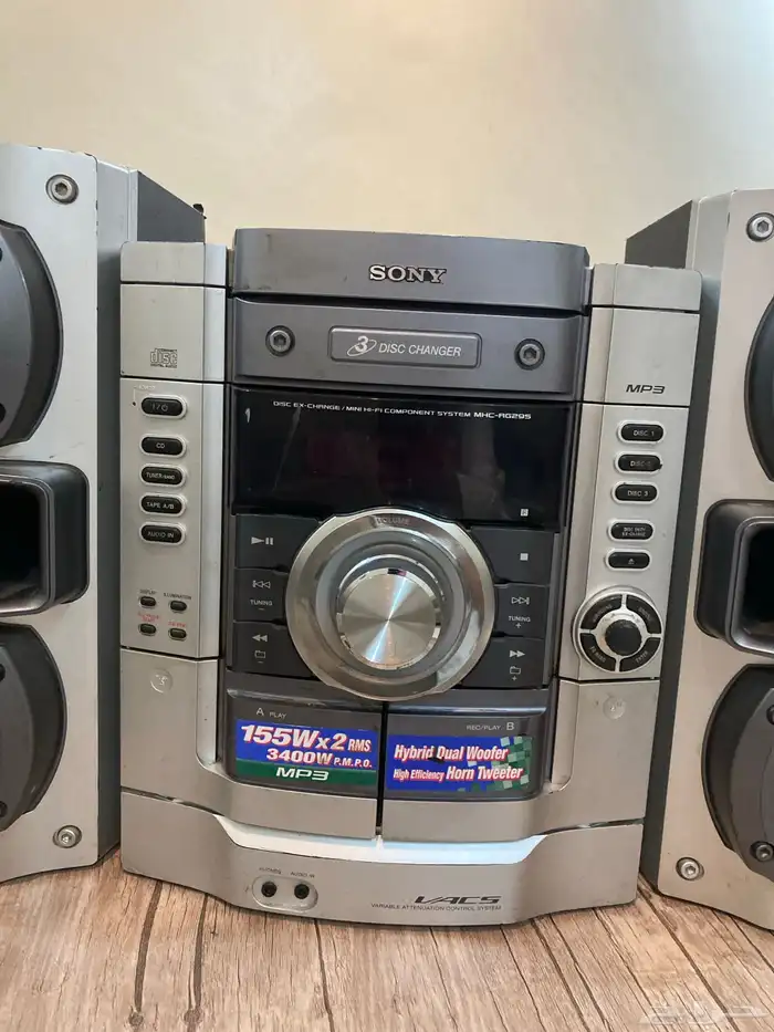 مسجل استريو ماركة سوني كاسيت وراديو الصوت نقي 2