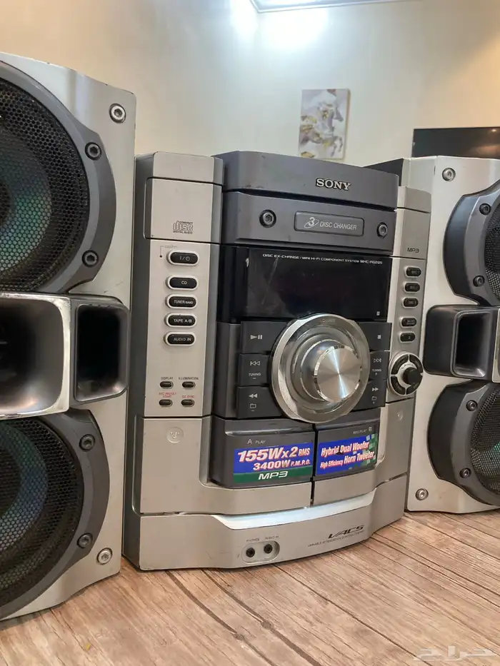 مسجل استريو ماركة سوني كاسيت وراديو الصوت نقي 10