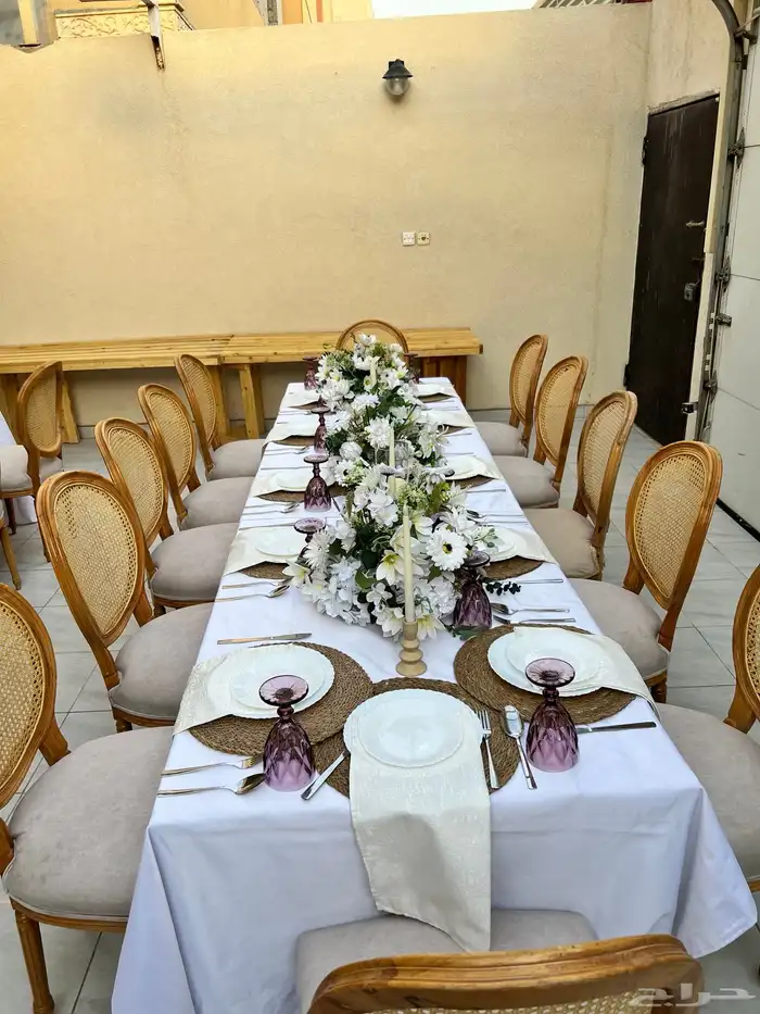 تاجير كراسي طاولات طعام كوش استقبال مدخل 20