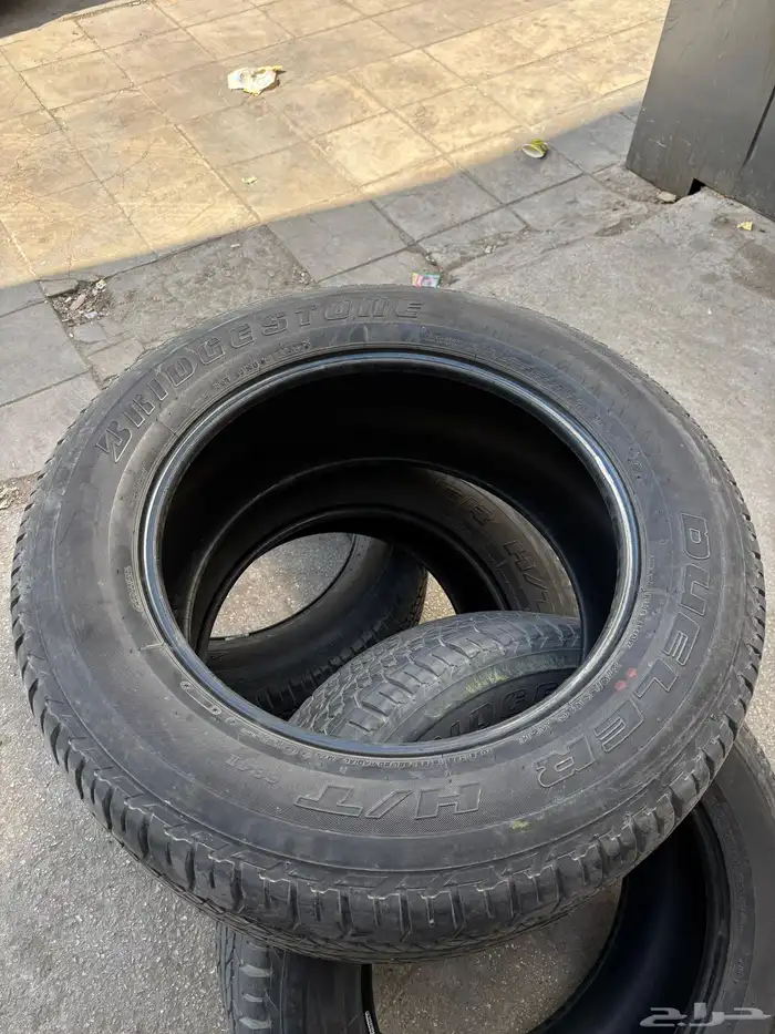 طقم كفرات برجستون مقاس 275.60.20تاريخ 2023 4