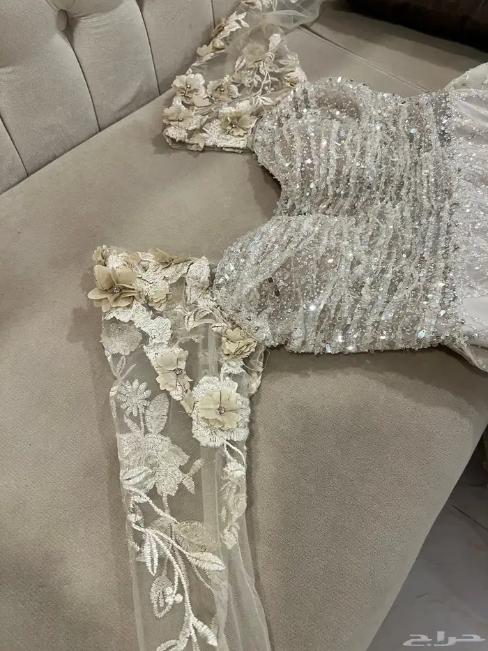 فستان لبسه مره واحده مناسب فستان ملكه او فستان زواج اخ او 2