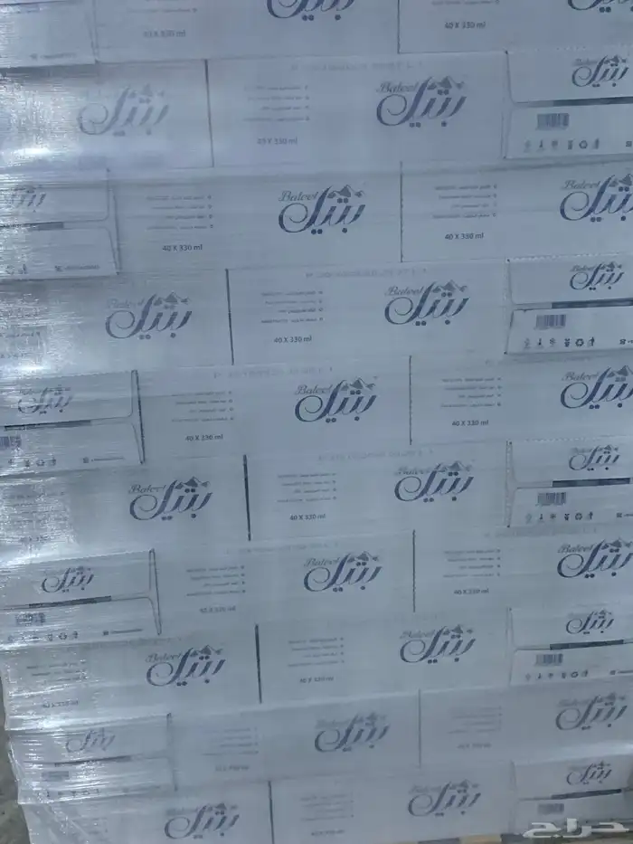 عرض على ماء بتيل الكرتون ب10 0