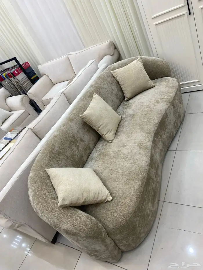 كنب طقم شبه جديد 0