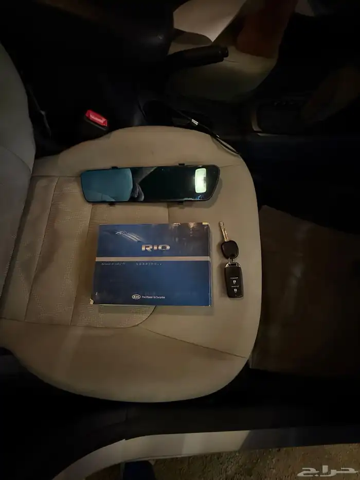 كيا ريو 2014 ثاني مالك من الوكاله   فحص جديد و لوحه مميز 4