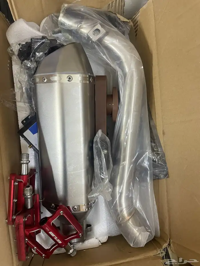 عادم شكمان للدراجات الناريه وليات بلاستيك 2