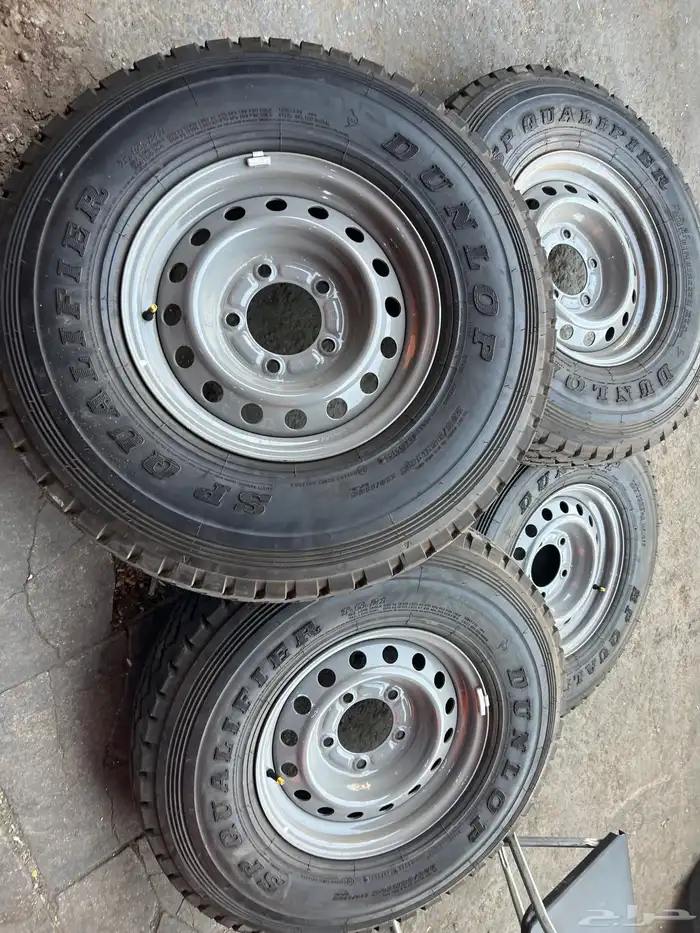 كفرات شاص دلوب  ياباني 225.95.16 مع جنوط هلل منزل زيرو 20