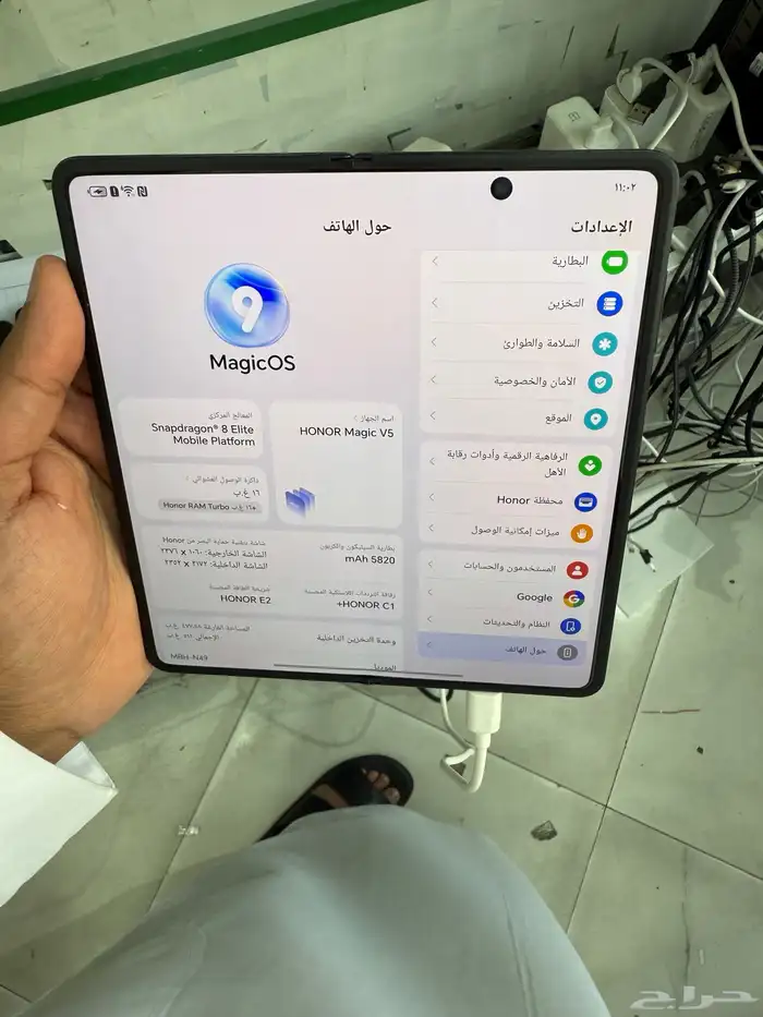 هونر V5 اسود 512 شبه جديد 8