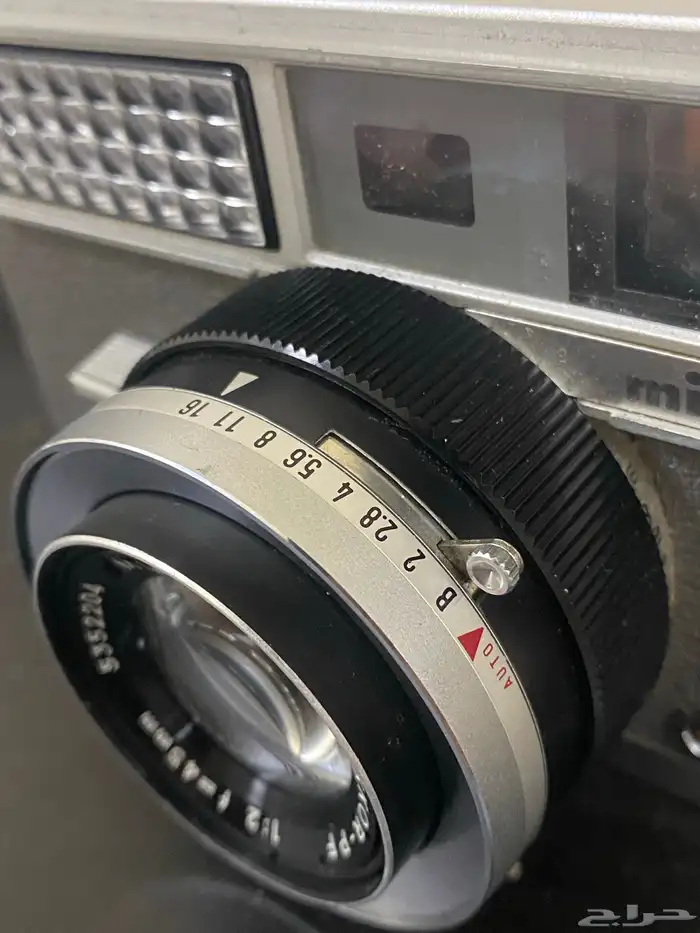 Minolta Hi-Matic كاميرا فيلم قديمه 1962 عطل بسيط 20