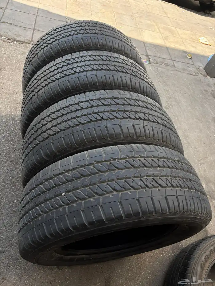 طقم كفرات برجستون مقاس 275.60.20تاريخ 2023 1