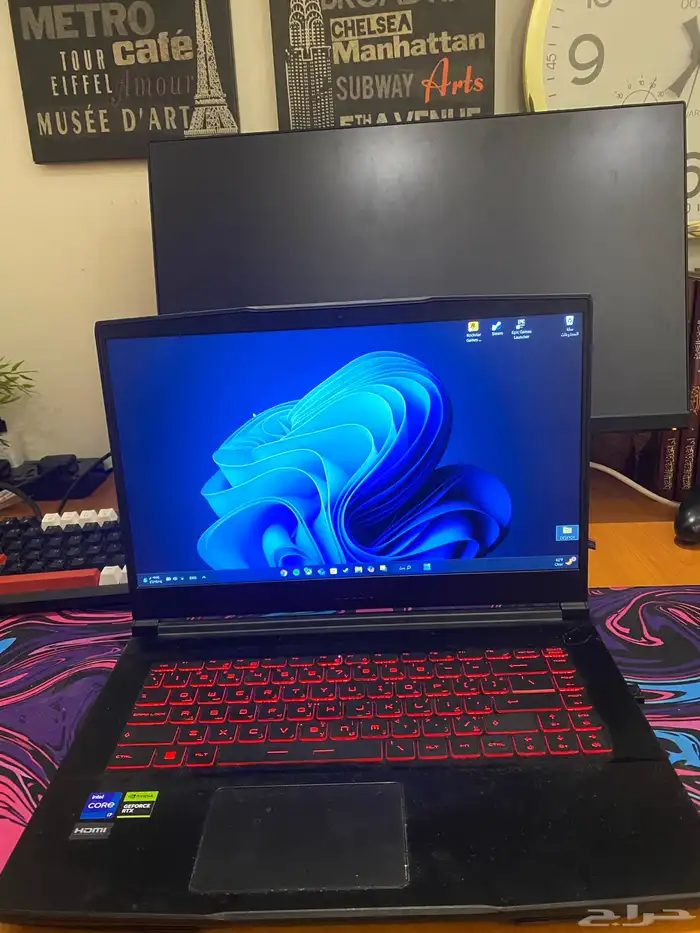 لابتوب احترافي MSI Gaming RTX3050 1