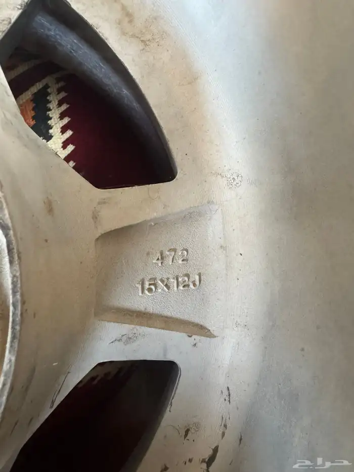 جنوط مقاس 15 عرض 12 انش سته مسمار 2