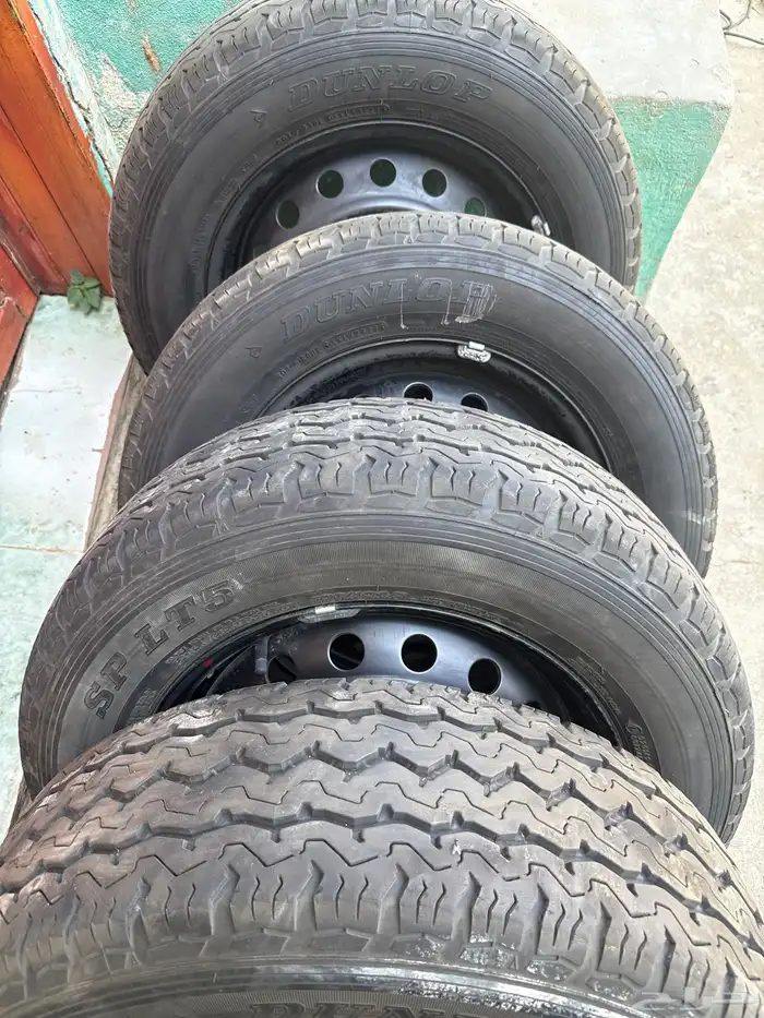 جنوط هايلوكس اصلي وكاله مقاس16 مع الكفرات 0