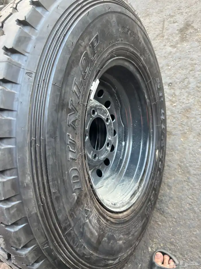 كفرات شاص دلوب  ياباني 225.95.16 مع جنوط هلل منزل زيرو 12