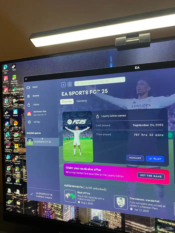 للبيع لعبه FC 25 مع حساب جاهز من موقع EA Pc 0