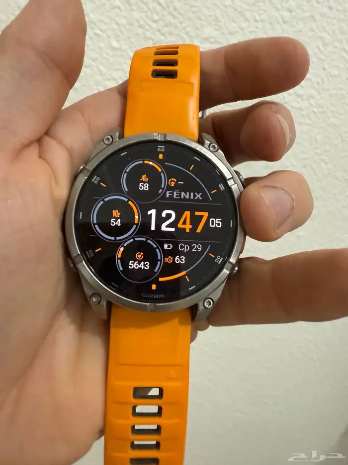 garmin Fenix 8 47mm AMOLED  titanium  sapphire . 1