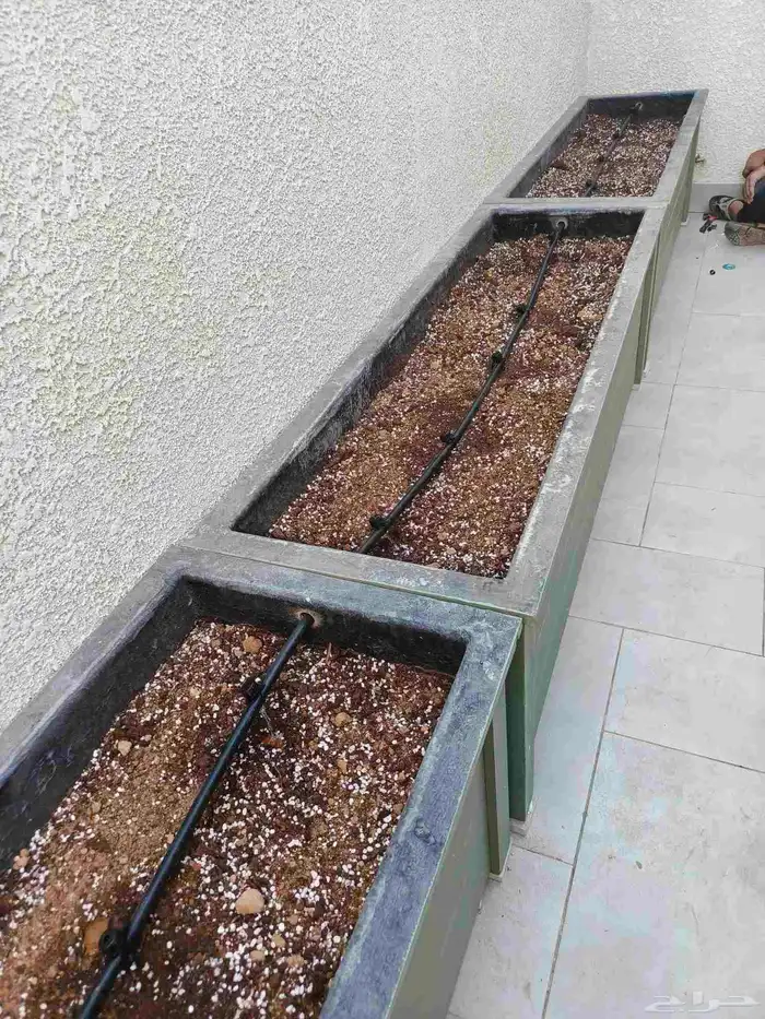 تنسيق حدائق واحواض زراعية فيبر جلاس 0