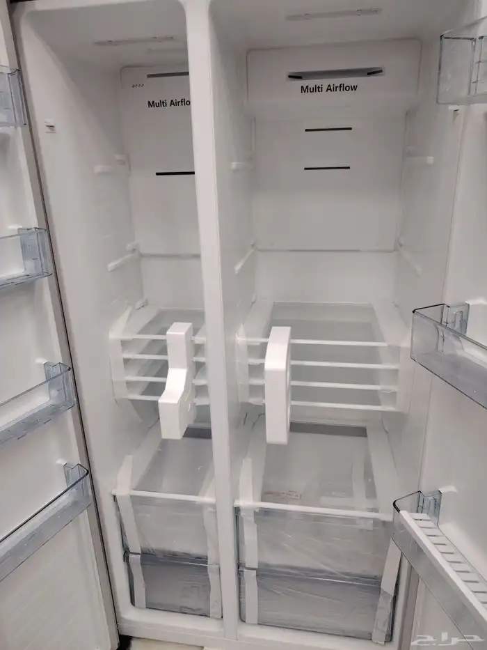 ثلاجه هاس دولاب 18 قدم استيل حجم كبير وكيل شركة العيسي 3