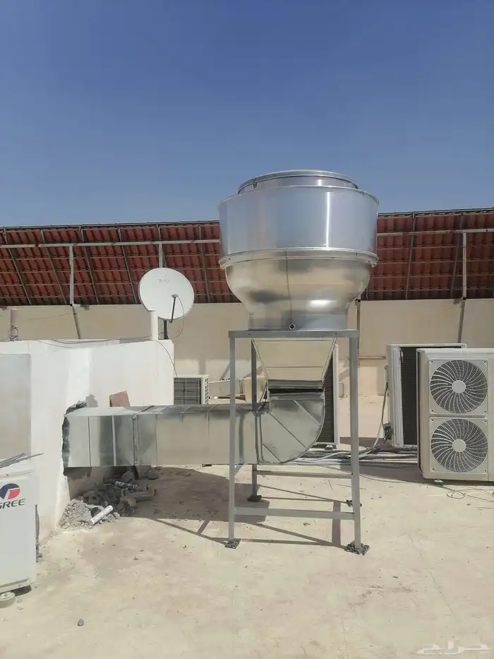 دكت تكييف مركزي مخفي صحراوي شفط هود وتركيب 24