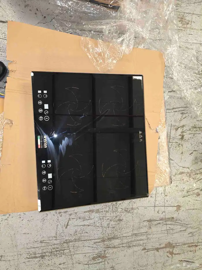 بتوجاز سطح كهرباء 4 عيون ايطالي مقاس 60x60 لم يستخدم نهائي 0