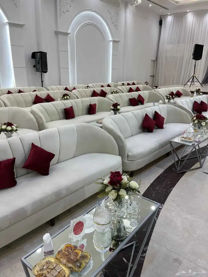 تجهيز وتنسيق حفلات مناسبات زفاف تأجير كراسي طاولات كوش مخيما 32