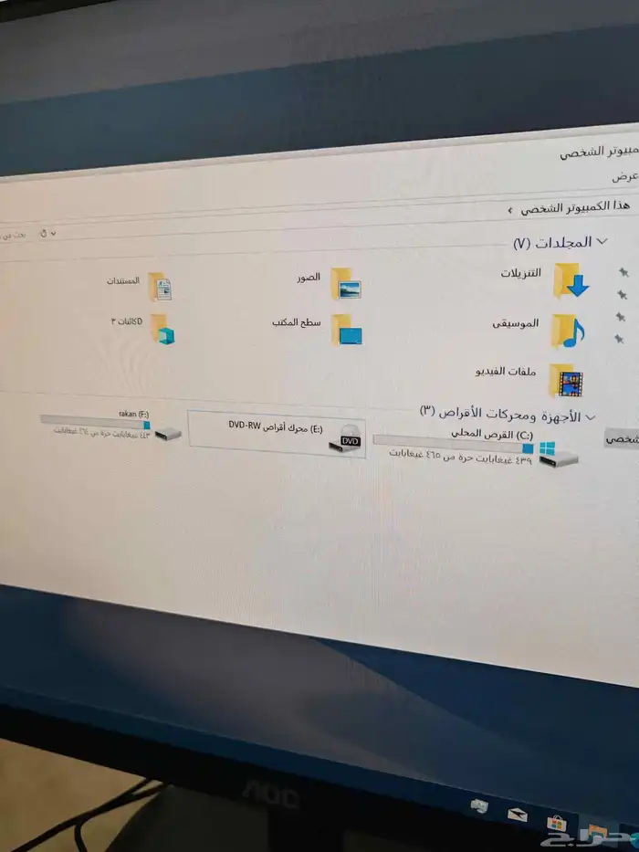 كمبيوتر مكتبي hp مواصفات عاليه 6