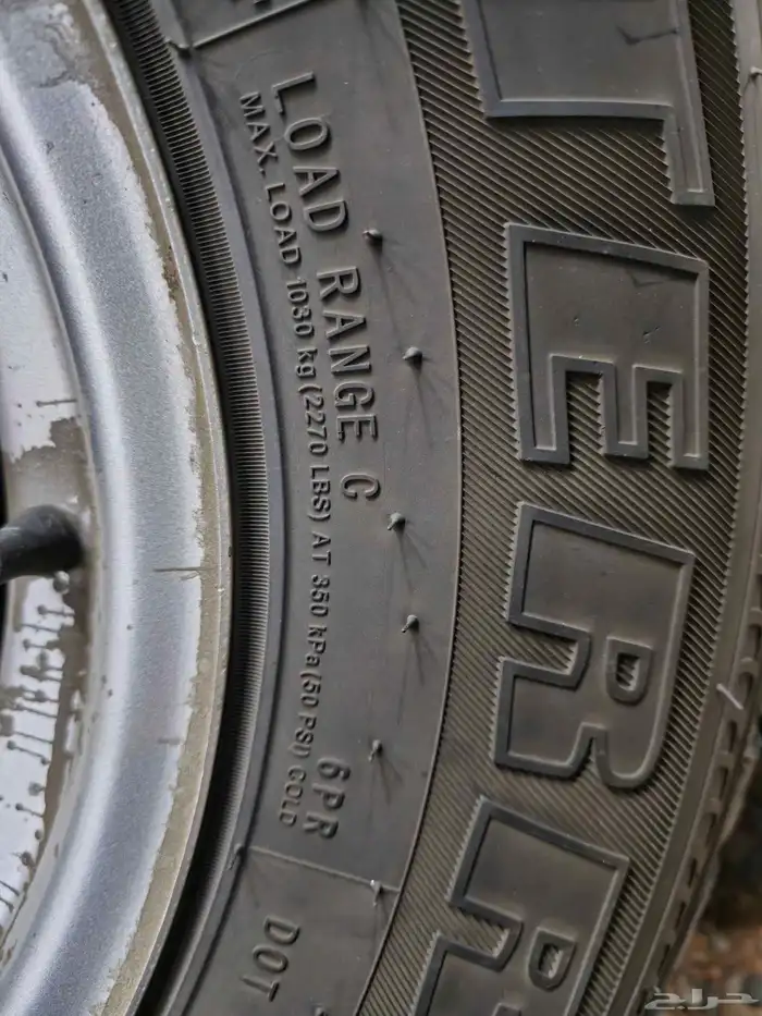 طقم كفرات حجري وجنوط مرسيدس للددسن الدبل 10