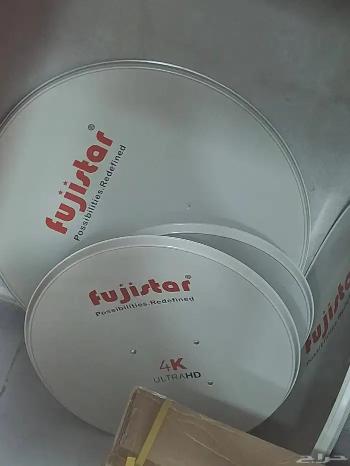 Satellite dish installation and cameras for communication 0