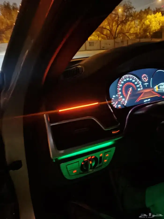 تركيب لد داخلي64 لون بي ام دبليو 730موديل 2019 6