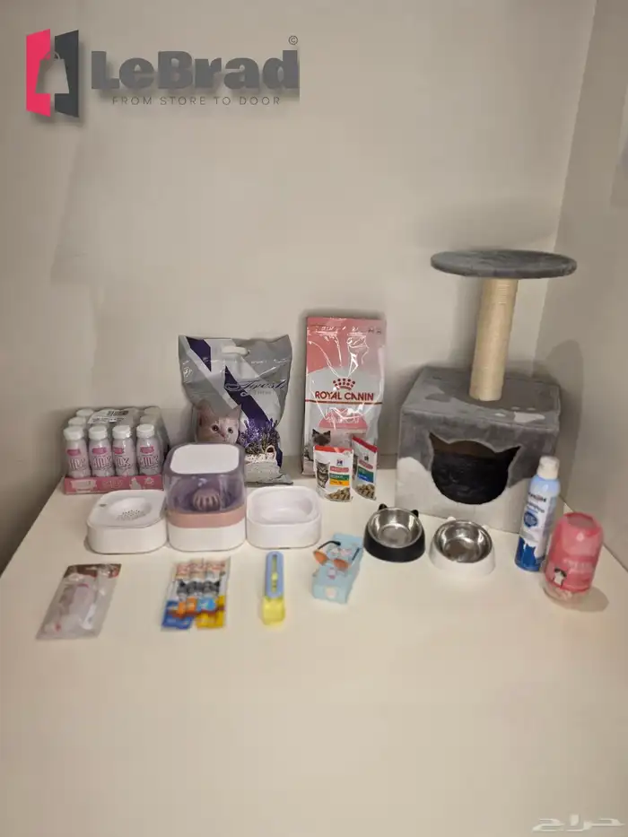 مستلزمات قطط اكل حليب رمل منظفات ملعقة تريت اطباق معطرات 0