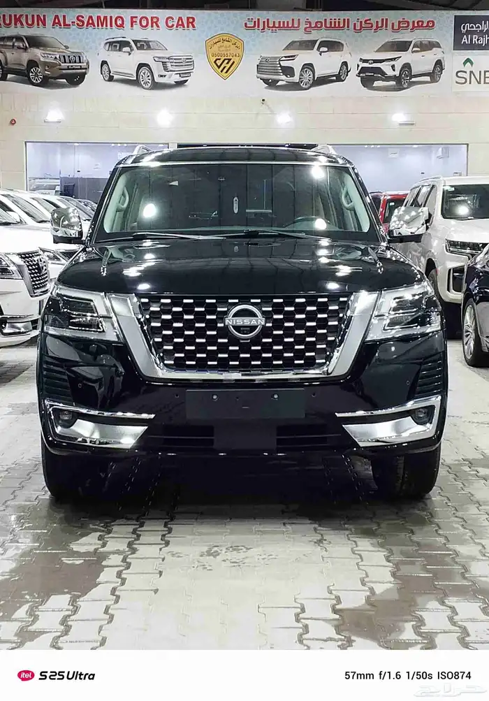 نيسان باترول بلاتينيوم موديل 2023 فل كامل نضيف جدا 0