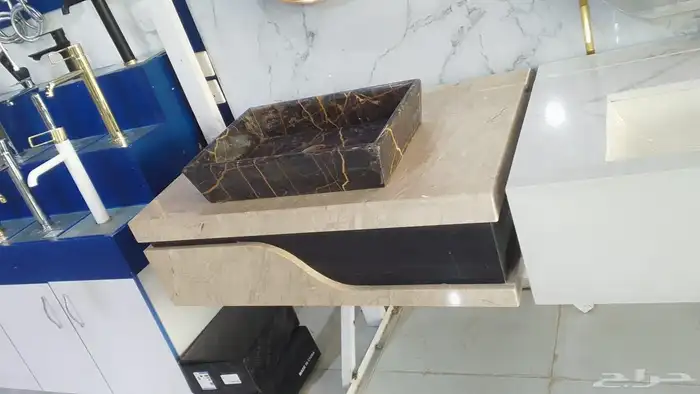 مغاسل بورسلان ورخام طبيعي و صناعي السعر خيال 3