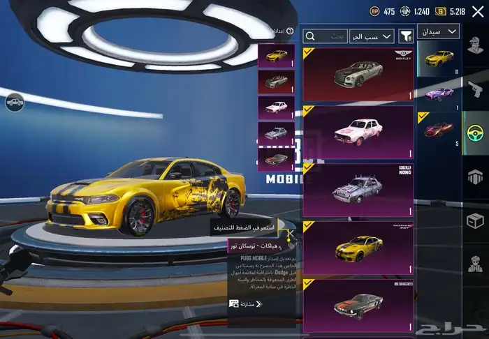 حساب ببجي فخم 5