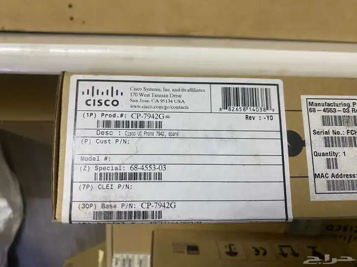 سويتش سيسكو العدد 1 1P) Prood. .C9200L-48PL-4G-E تلفونات س 1