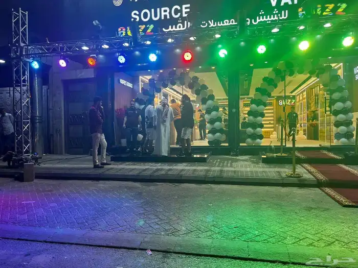 تنظيم حفلات وفتتحات تاجير شاشات مسارح خسب استيج المنيوم شرا 6