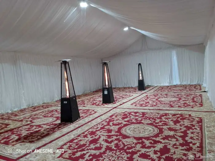 ناجير كنب دفايات جلسات شعبيه كراسي طولات ممرات حواجز خيام 3