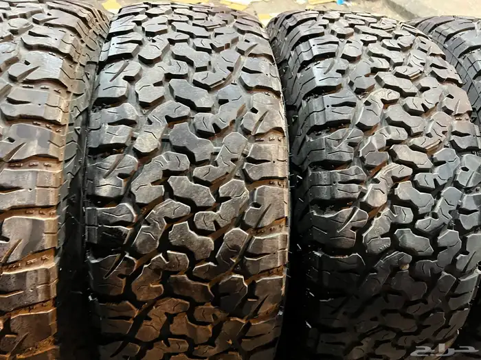 جنوط برايد 6 مسمار مع كفرات نص حجري ودواي مقاس 17 14