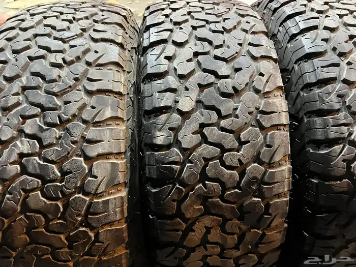 جنوط برايد 6 مسمار مع كفرات نص حجري ودواي مقاس 17 21