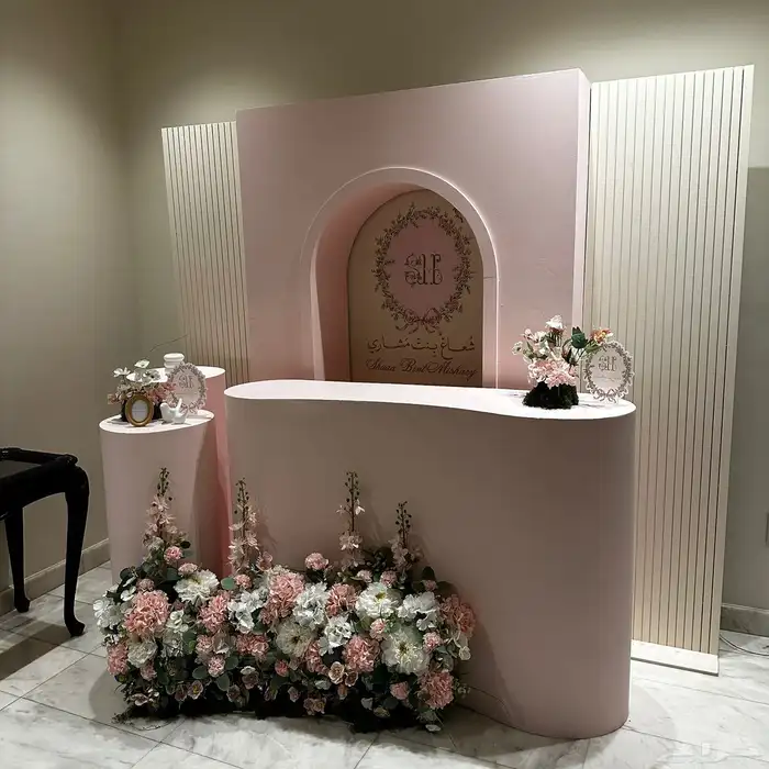 ستاندات استقبال بتصاميم فخمة للمناسبات 3