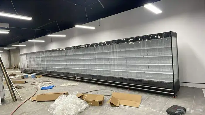 Supermarket refrigerator 15 meters three Marei machines ener 8