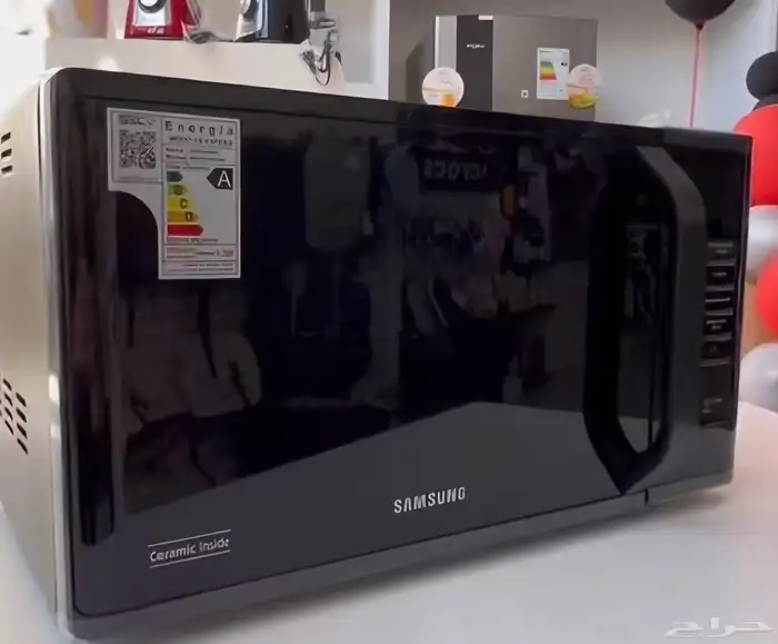 ميكرويف سامسونج 23 لتر 800 وات أسود   ماليزي جديد بالكرتون 0