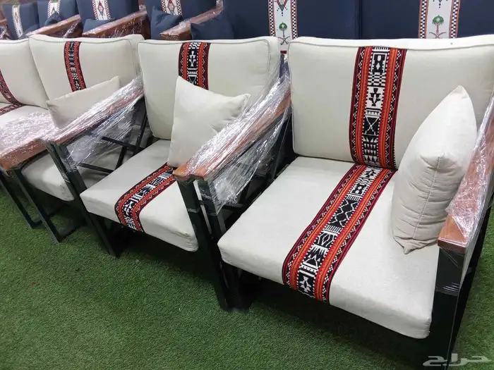 جلسات خارجيه خشب حديد بجوده عاليه تصميم عصري 5