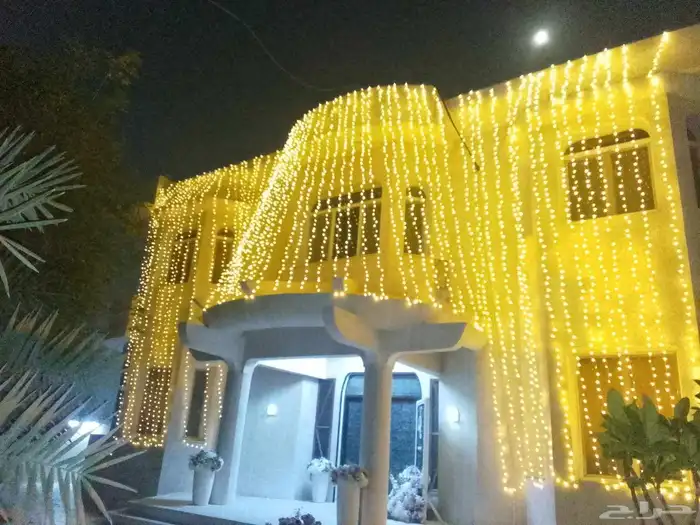 تاجير لوازم حفلات المناسبات تاجر عقود لمبات تاجر جلسات شعبيه 9