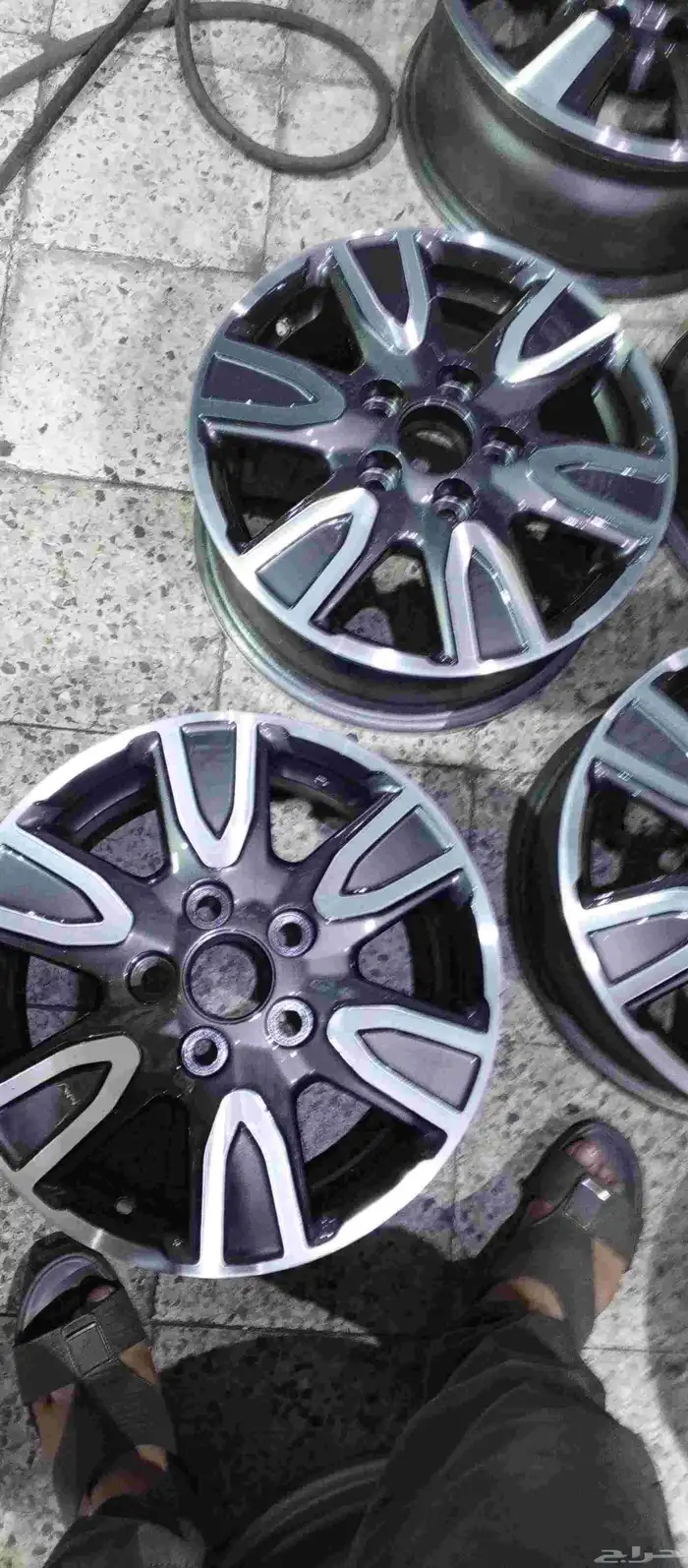 جنوط هايلكس عادي مقاس 15 اصلي 2014تركب على هايلكس 2006 2015 4