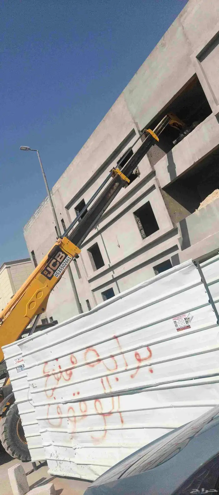 رافعه جي بي بي لرفع مواد البناء 4