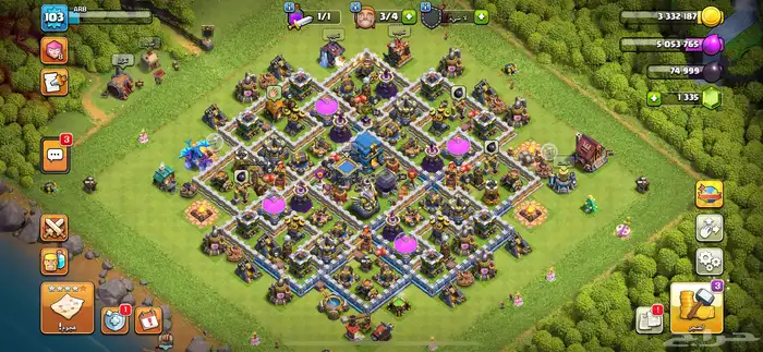 حساب كلاش اوف كلانس للبدل بحساب كود موبايل 0