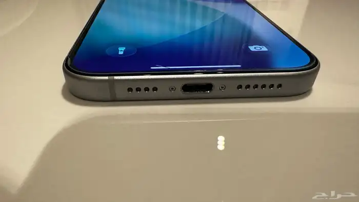 آيفون 15 بلس 128 جيجا لون ابيض ازرق 1