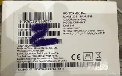 هونر 400 برو 512 قيقا index