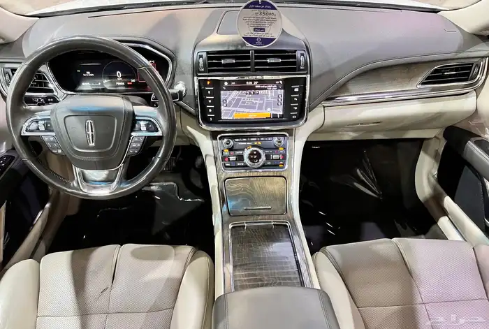 لنكولن كونتيننتال 2019 نصف فل سعودي نظيف جدااا 21