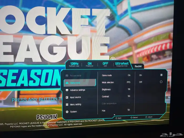 شاشة Redmi G24 للبيع توصل 180hz   HDMI 2.0 2